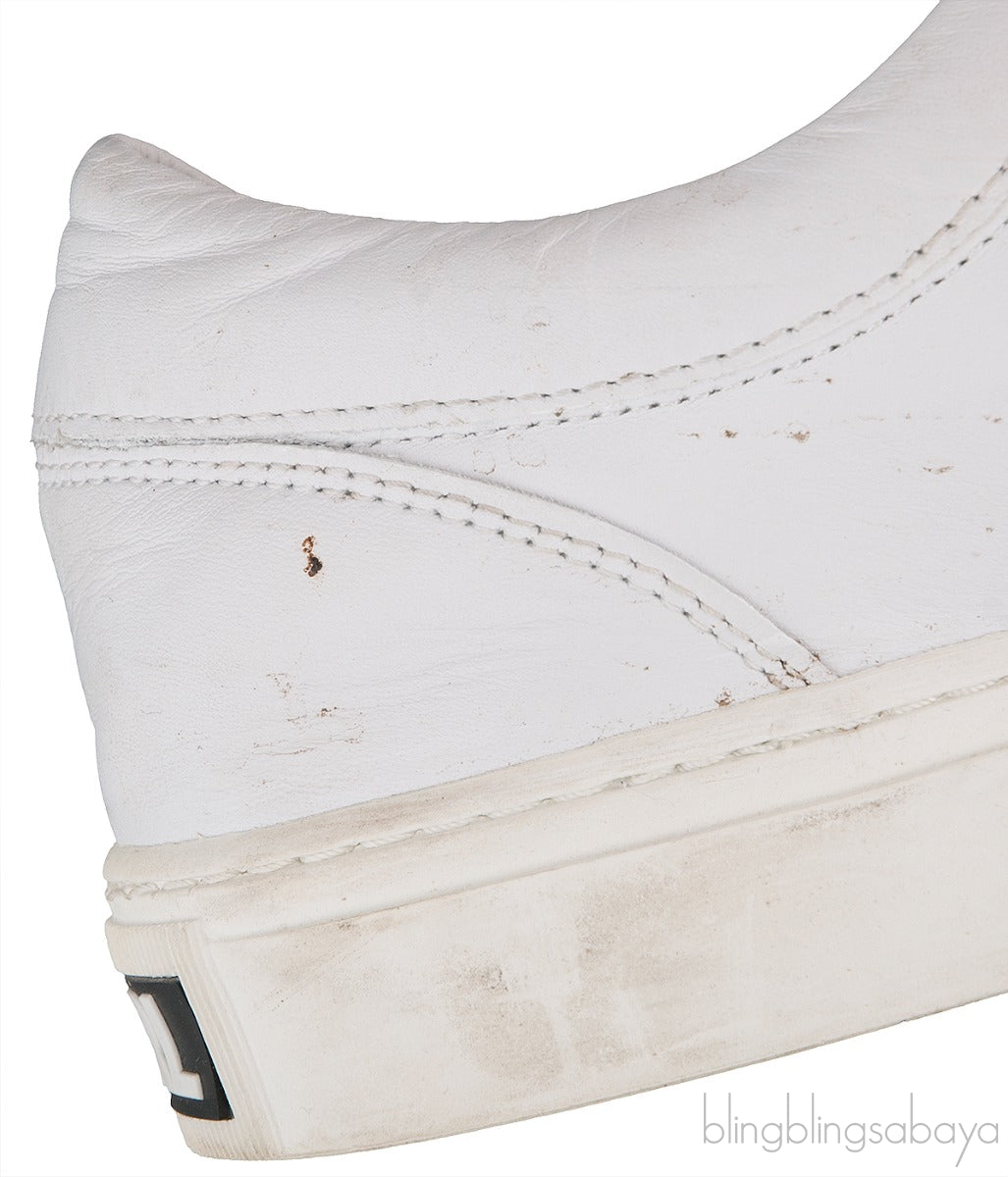White Low Top Sneakers