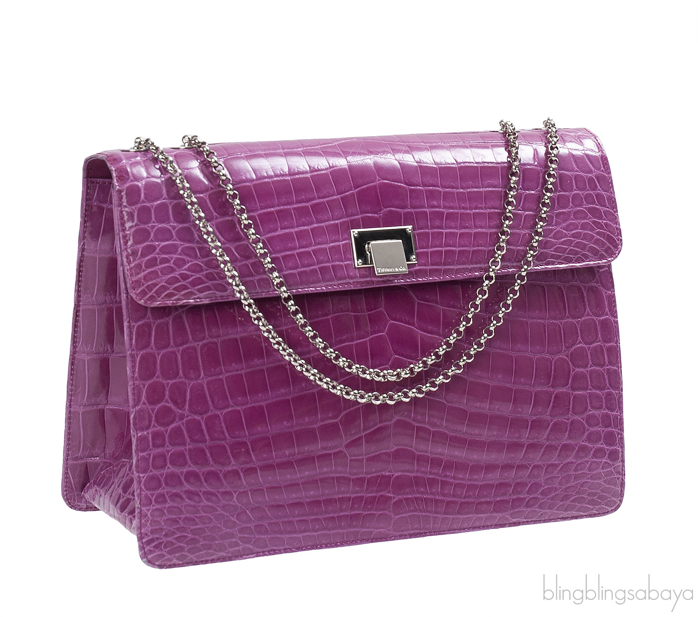 Tiffany & Co.Cornelia Purple Crocodile Lunch Box