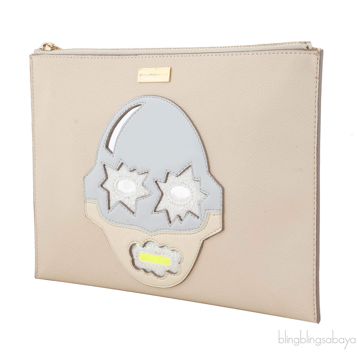 Beige Superstellaheroes Clutch