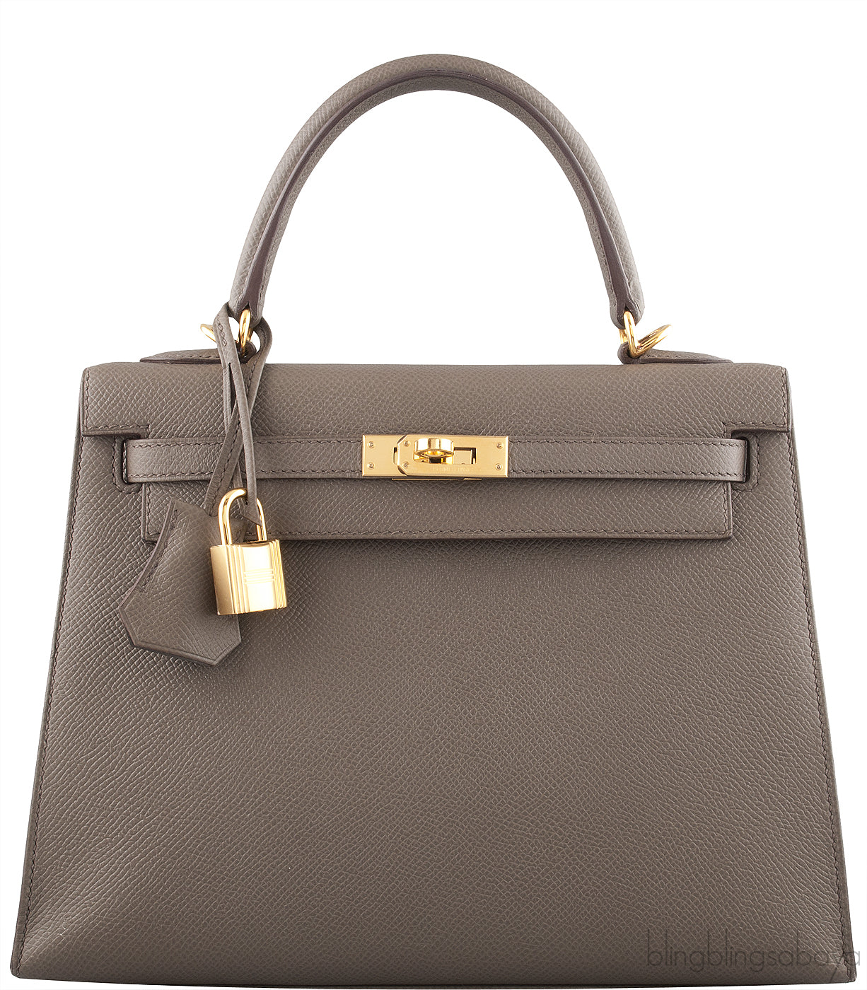 Kelly 25 Etain Epsom Sellier GHW