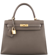 Kelly 25 Etain Epsom Sellier GHW
