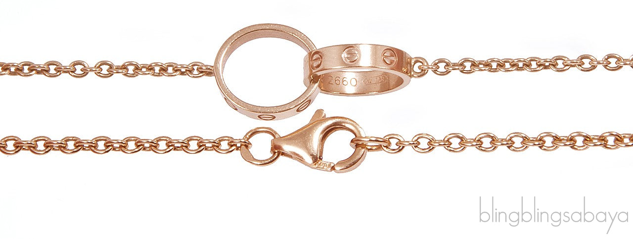 Rose Gold LOVE Bracelet