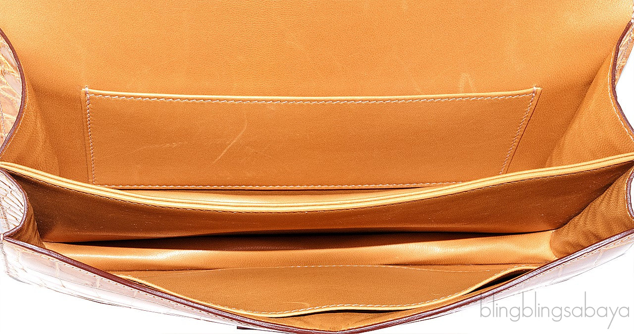 Constance Elan Saffron Crocodile PHW
