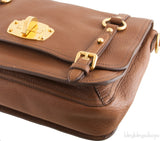 Miu Miu Patina Brown Cervo Leather Bag