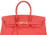 Birkin 35 Capucine Togo GHW