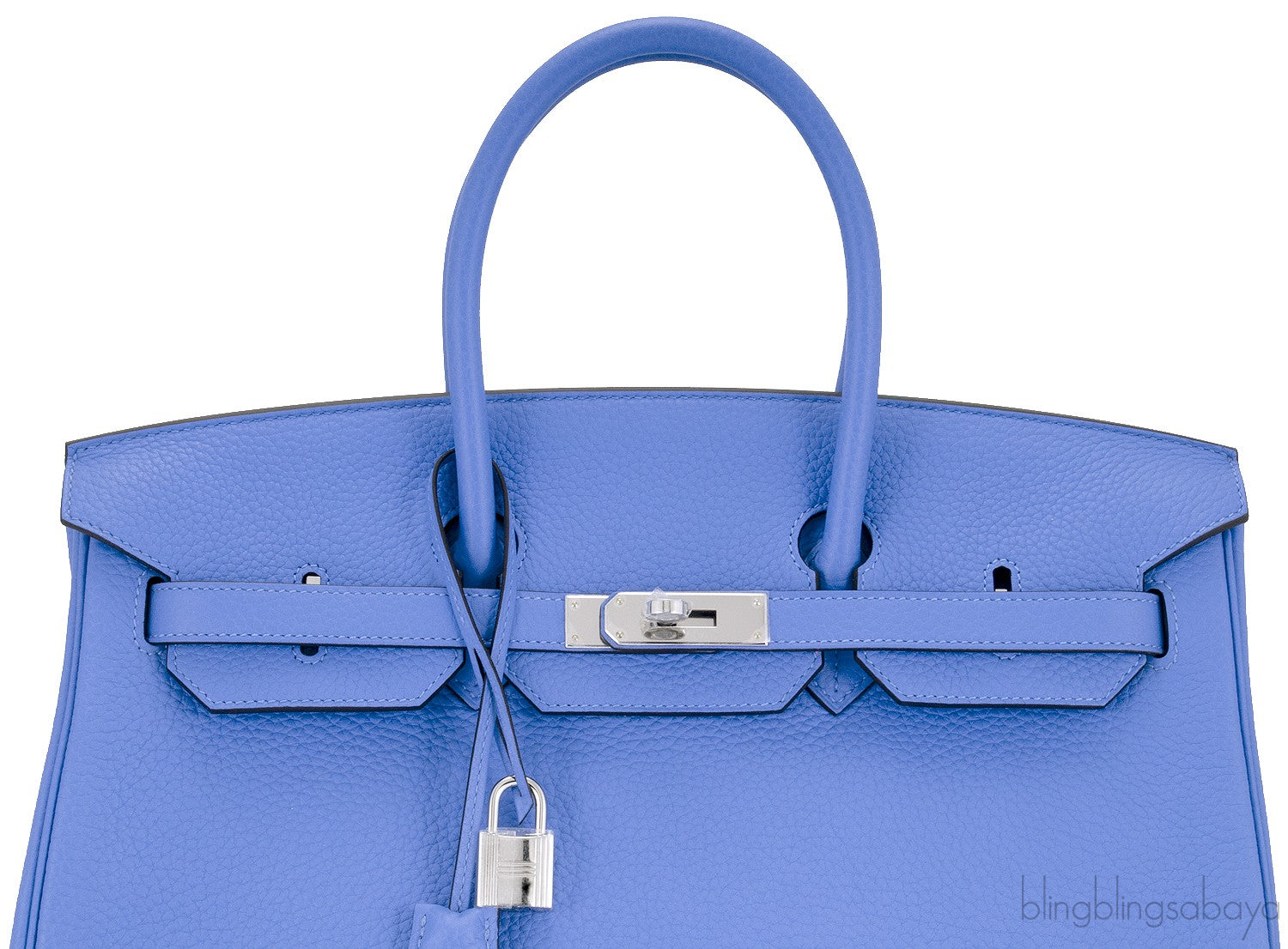 Birkin 35 Blue Paradise Taurillon Clem.