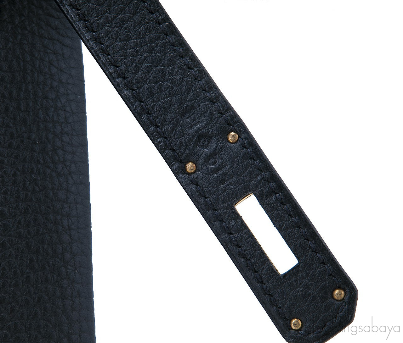 Kelly 35 Black Togo Retourne
