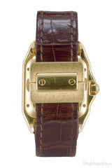 Santos 100 Gold Diamond Watch