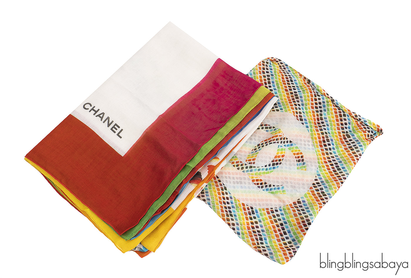 Chanel Multi-color CC XL Shawl