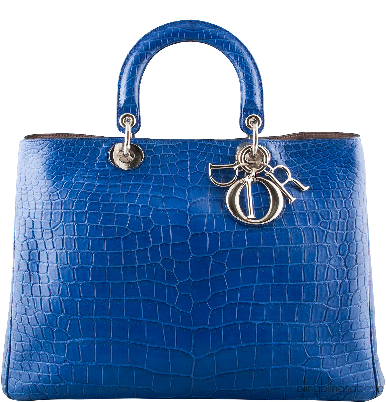 Bi-color Diorissimo Crocodile Bag