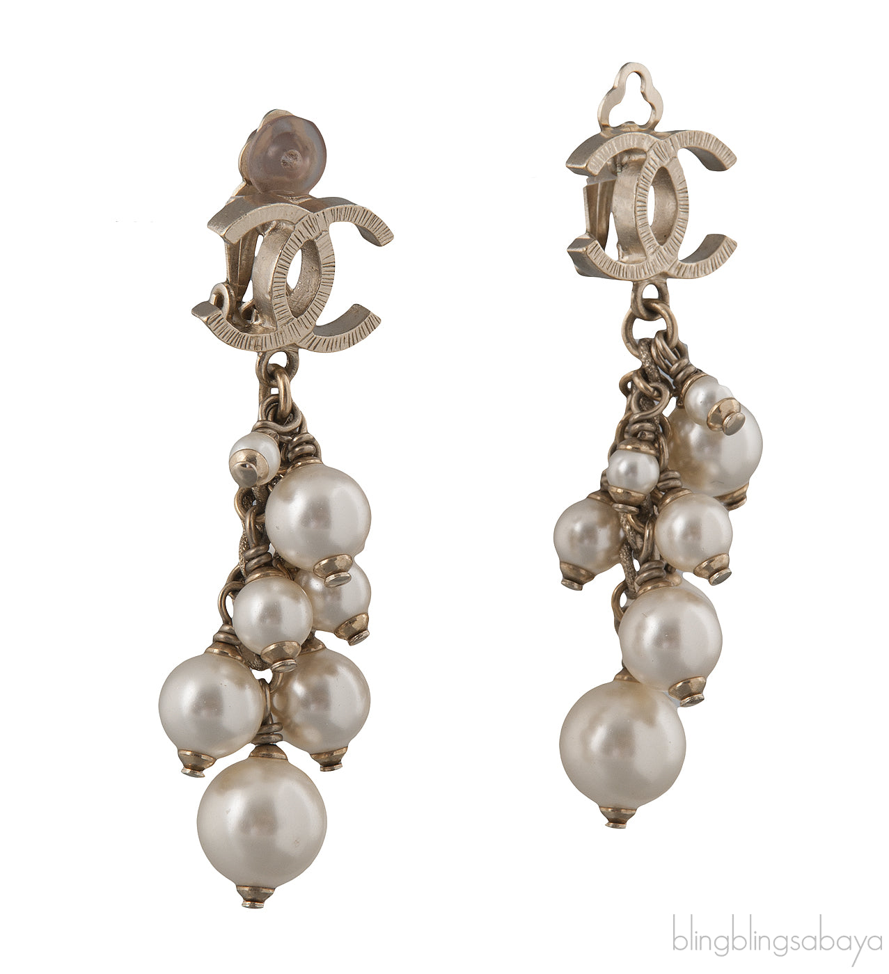 CC Grape Pearl Earrings