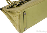 Birkin 30 Vert Anis Ostrich PHW