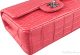 Bougainvillea Croc Mini Bag