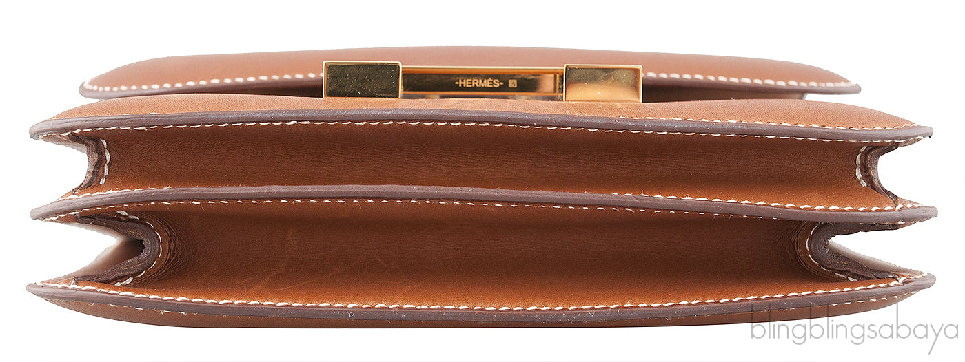 Constance 18 Fauve Barenia Leather