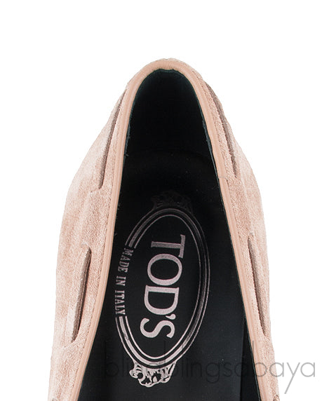 Brown Suede Tassel Loafer