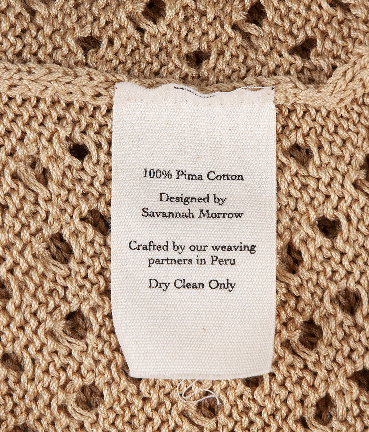 Winona Open-Knit Pima Cotton Dress