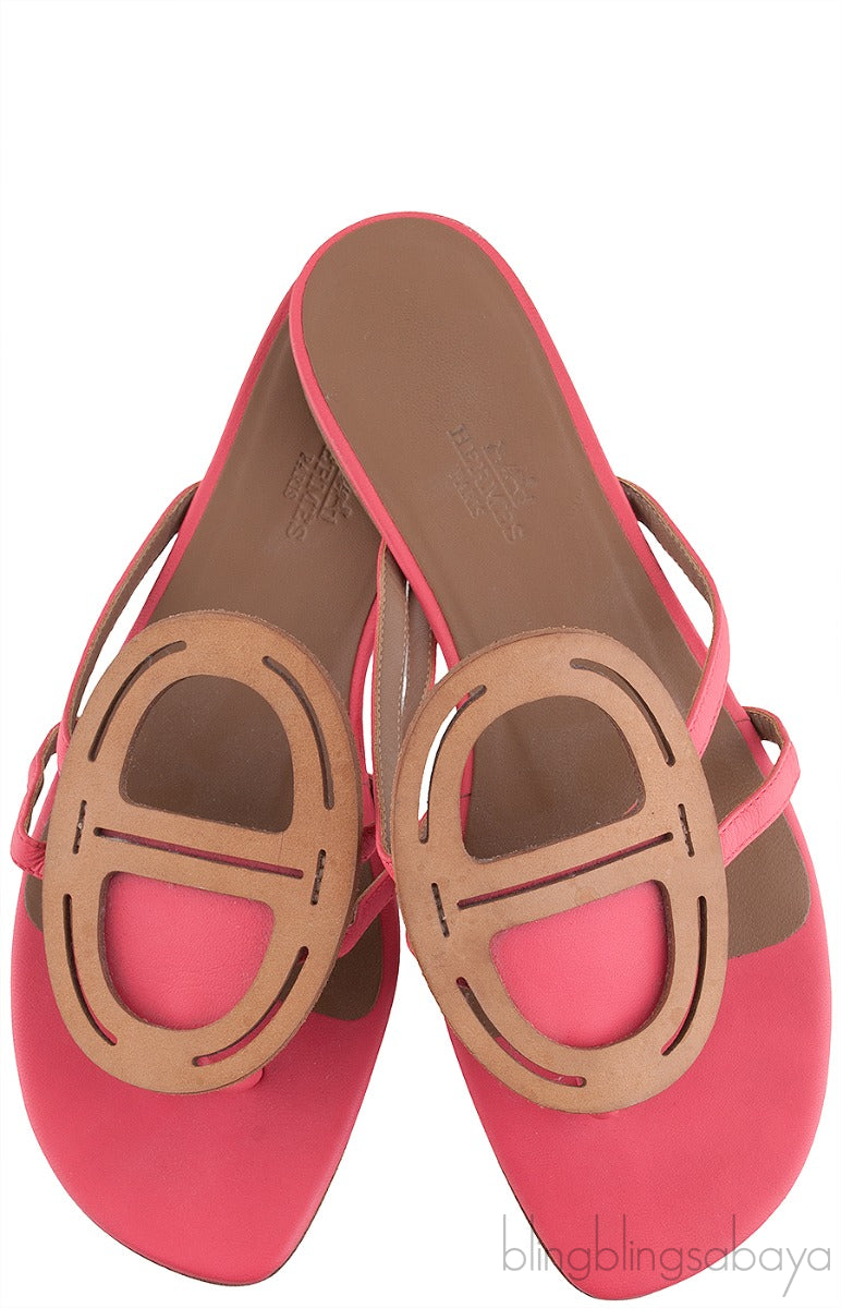 Chaine d\'Ancre Pink Slip-on Sandal
