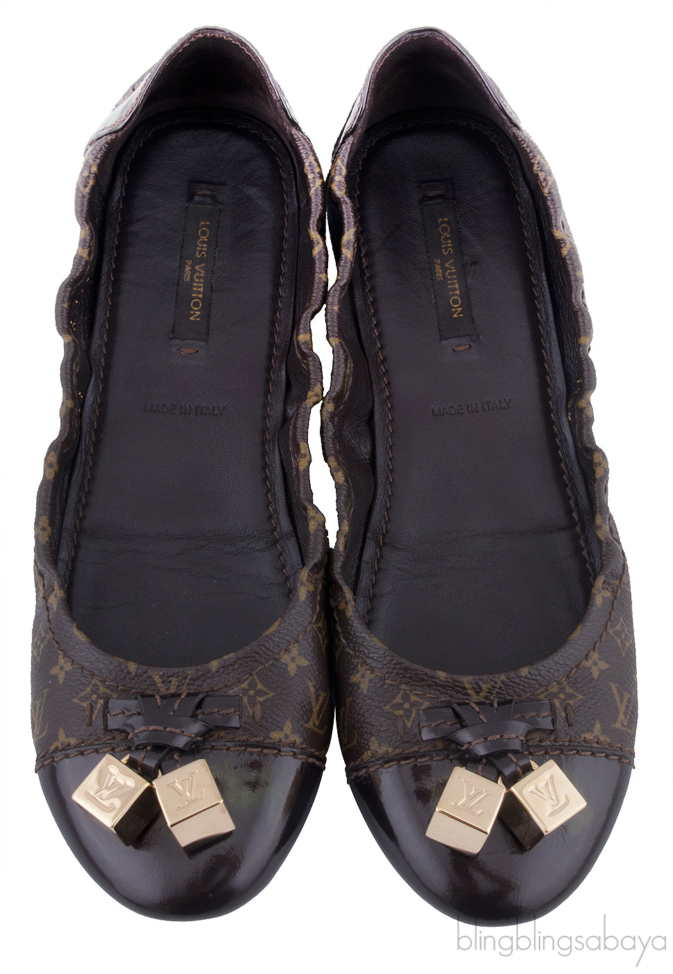 Brown Monogram Ballet Flat