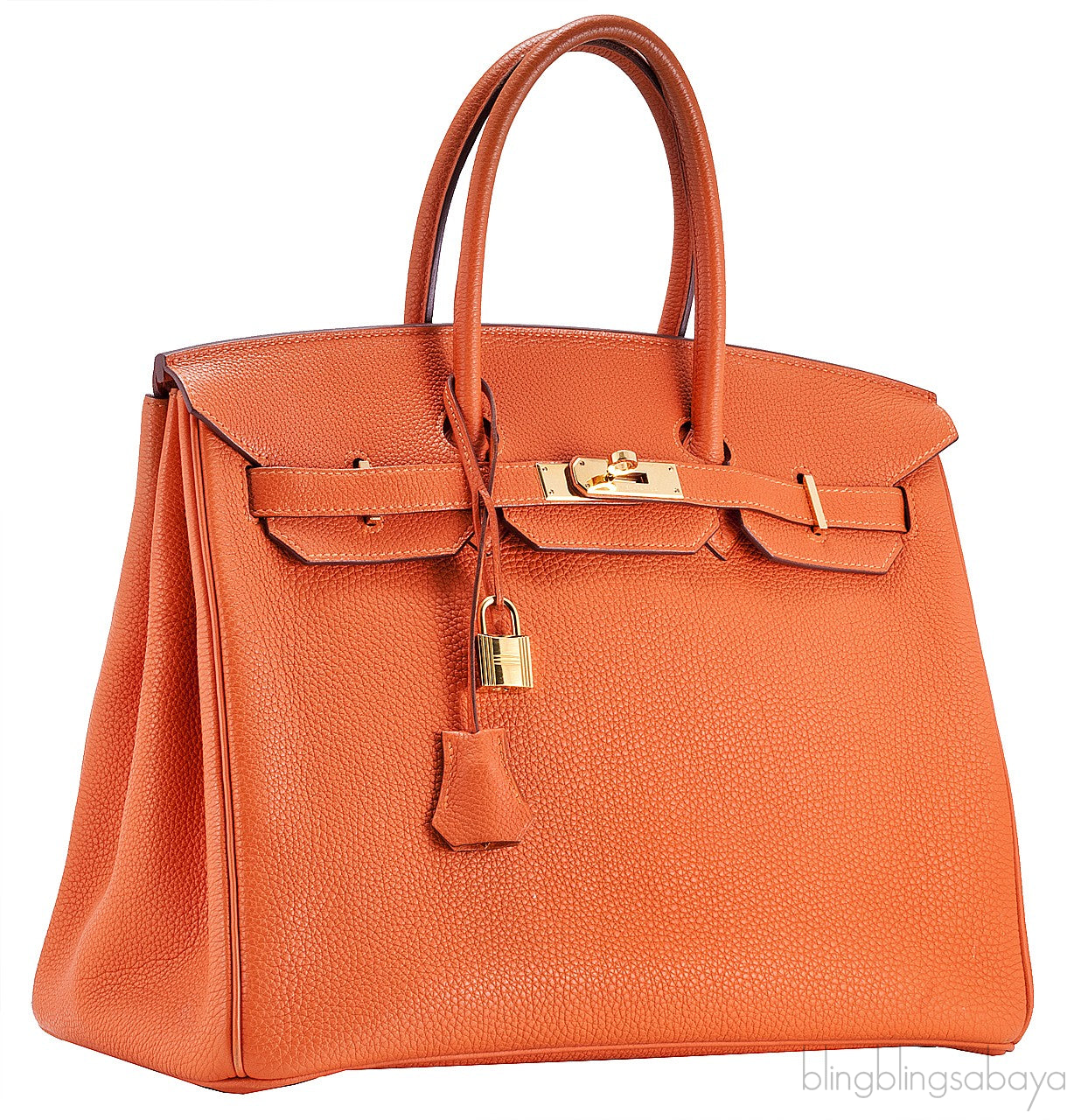 Birkin 35 Orange Togo GHW