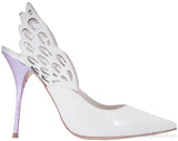 Angelo Cutout Leather Pumps