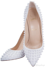 Pigalle Spikes 100 White Pump