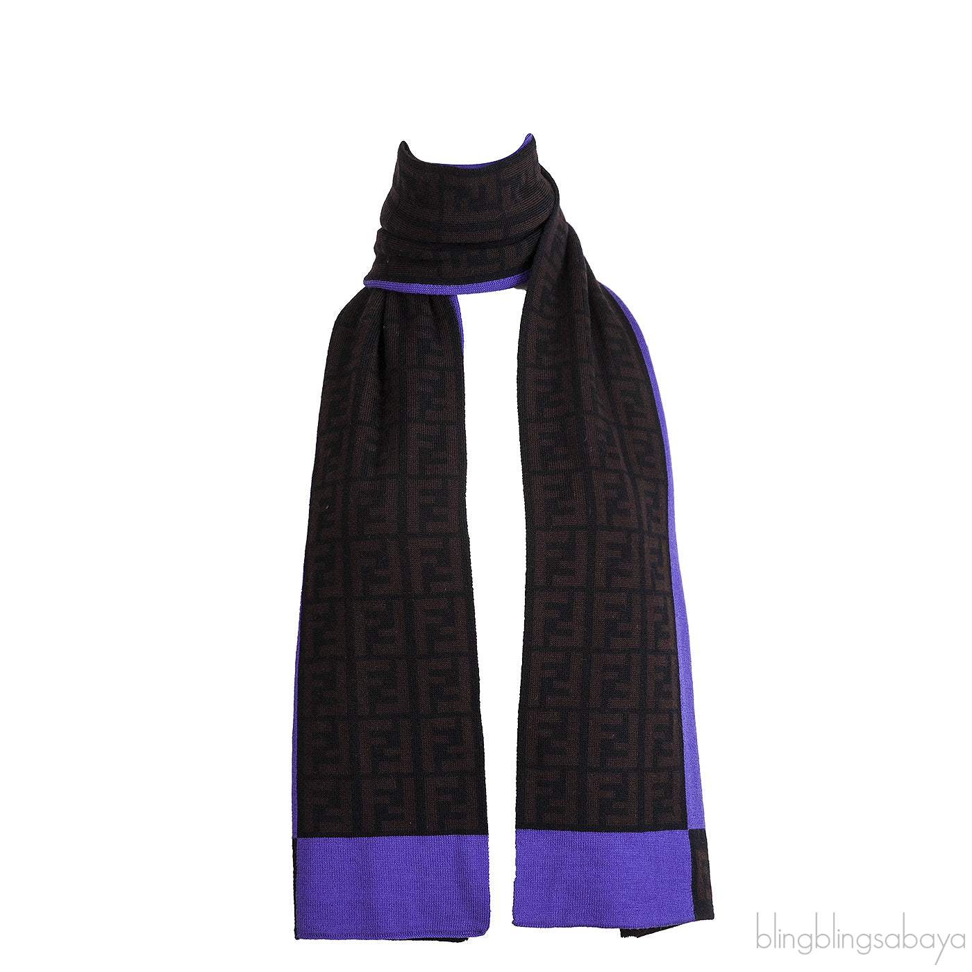 Fendi FF Wool Long Scarf & Gloves
