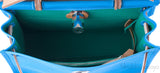 Herbag Zip MM Blue Azteque with Mint