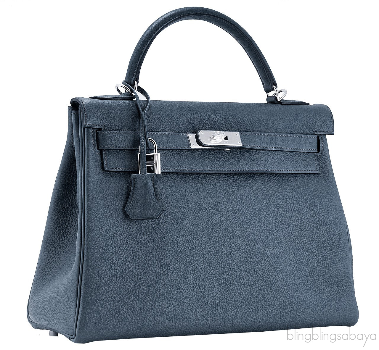 Kelly 32 Blue Orage Togo