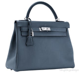 Kelly 32 Blue Orage Togo