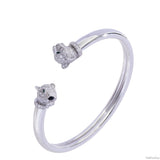 Cartier Panthere White Gold Emerald Onyx Diamond De Cartier Bracelet