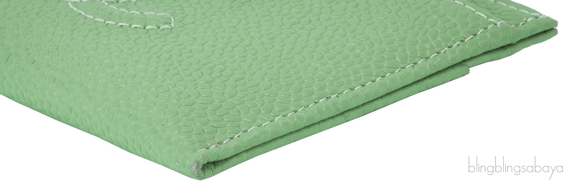 Mint Green Caviar Card Holder