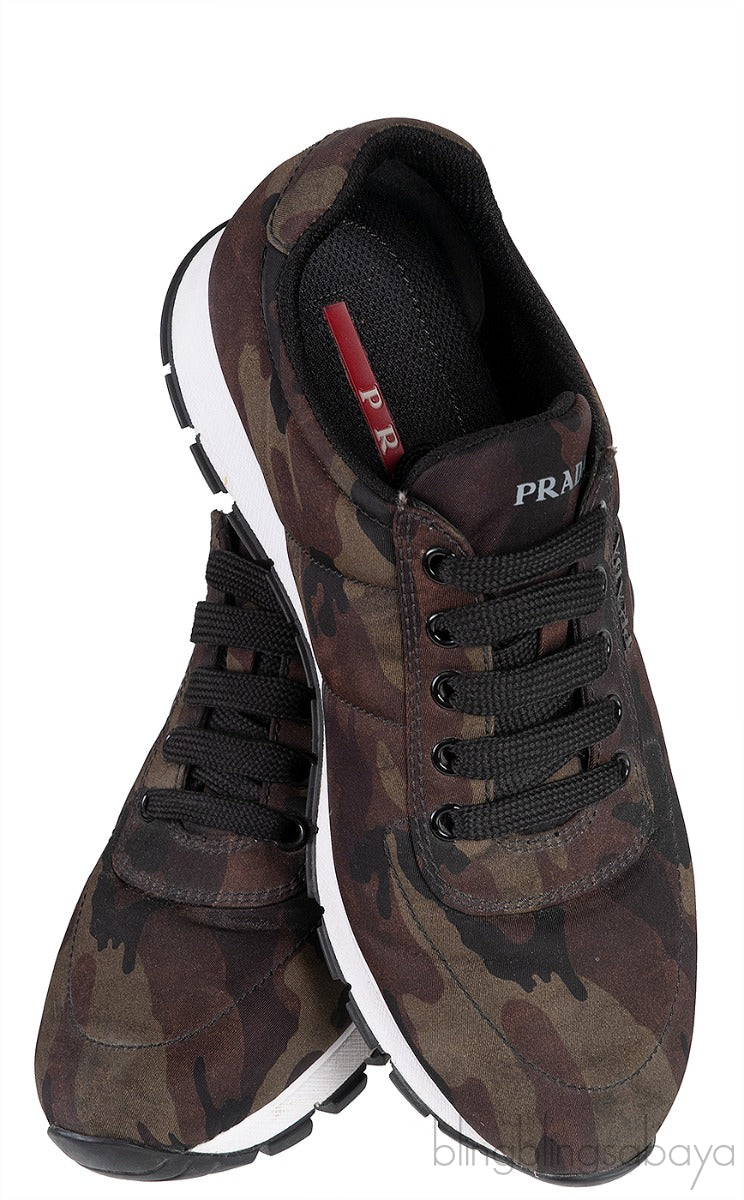Camouflage Nylon Sneakers