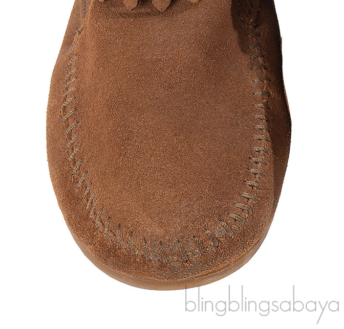 Minnetonka Double Fringe Moccasin Boots