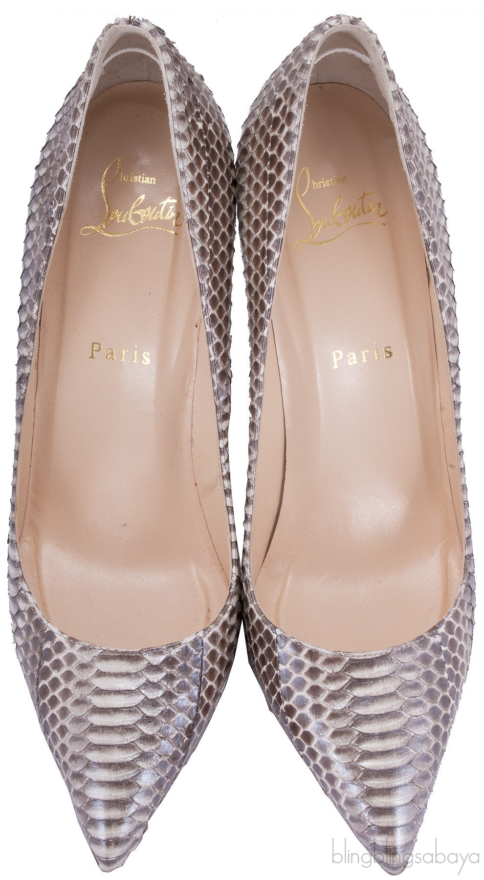 So Kate Python Pointed Toe Pump