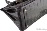 Birkin 30 Prunoir Crocodile Lisse GHW