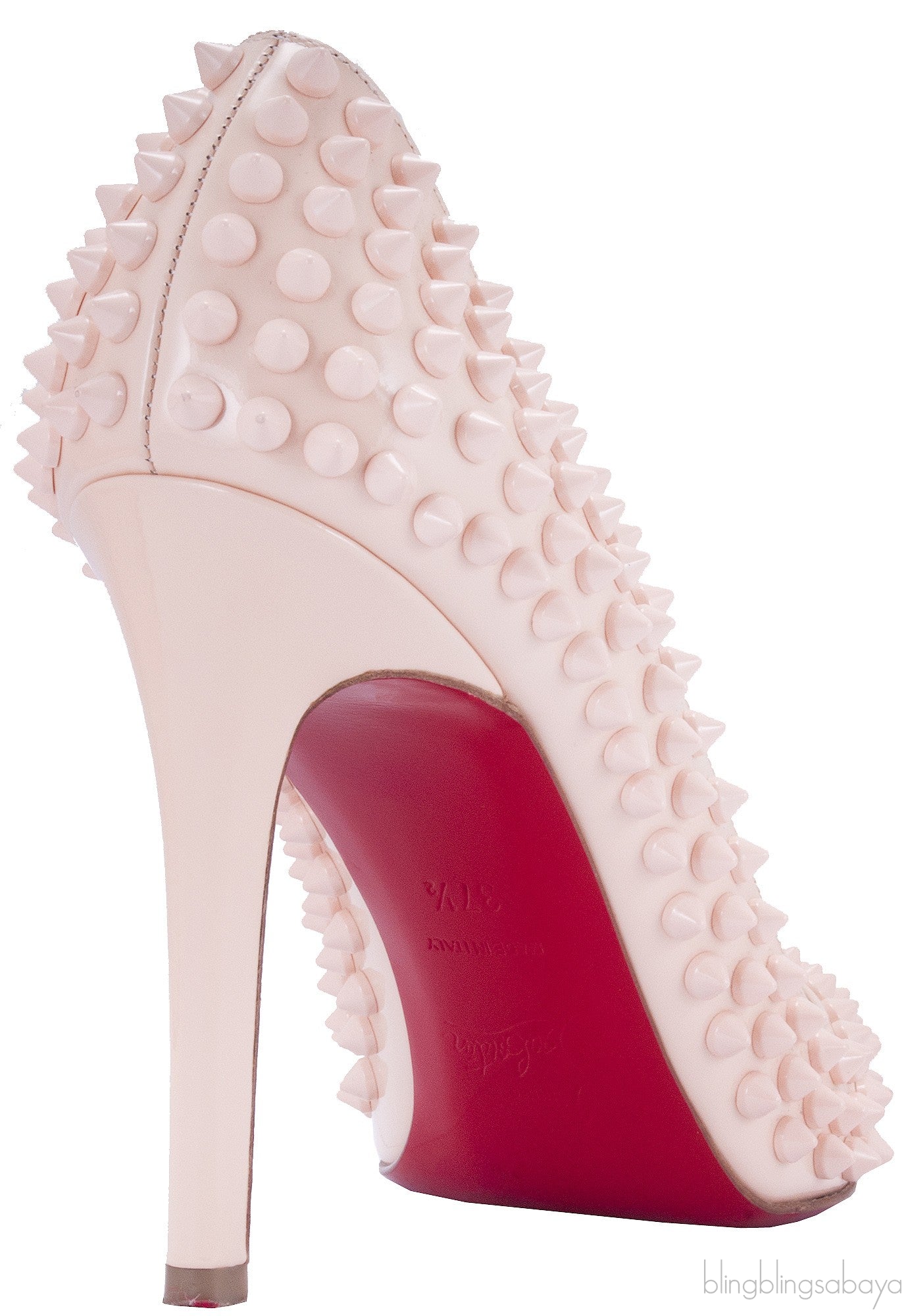 Pigalle Spikes 100 Peach Pump