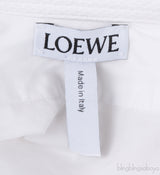 White Long Back Assymetric Shirt and Pink Wide Leg Trouser