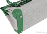 Birkin 30 Toile H Swift Vert Vertigo Ecru Noir PHW