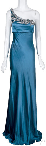 One Shoulder Embellished Dress
