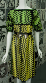 Black Sculptural Metal Bow Belt