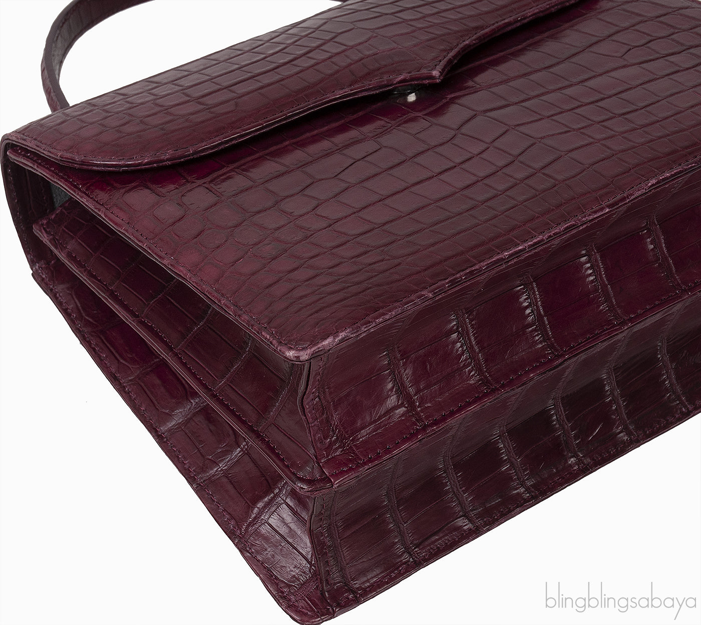 Maxime Bordeaux Crocodile Bag