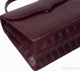 Maxime Bordeaux Crocodile Bag