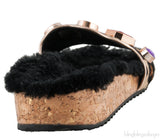 Lyla Gem Leopard Slide