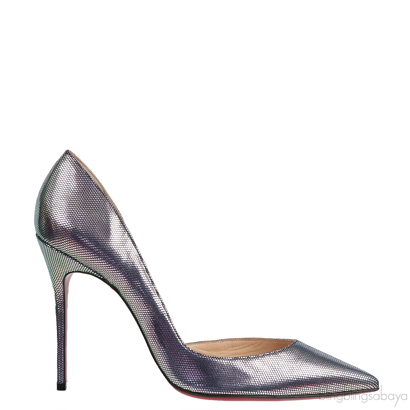 Silver Metallic Iriza Heels