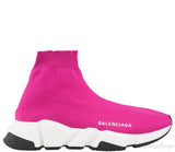 Fuchsia Speed Stretch-knit High Top Sneakers