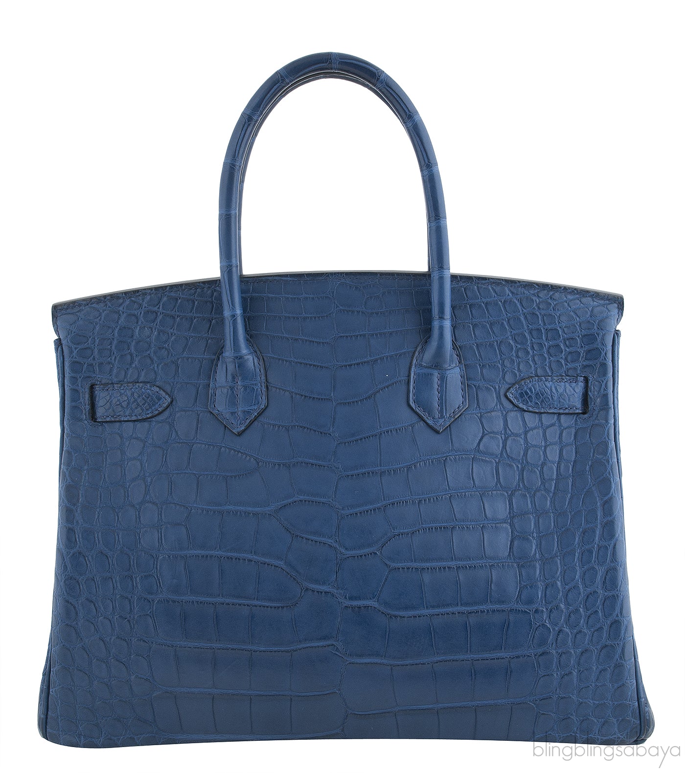 Birkin 30 Blue Sapphire Matte Crocodile