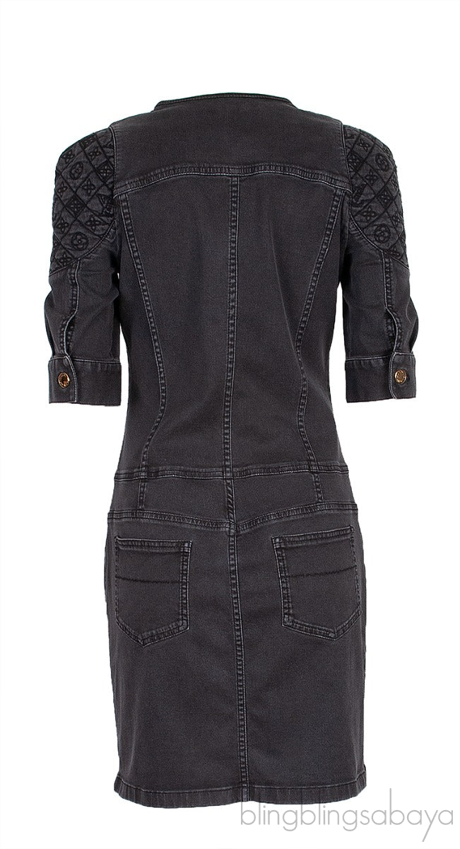 Black Denim Mini Dress