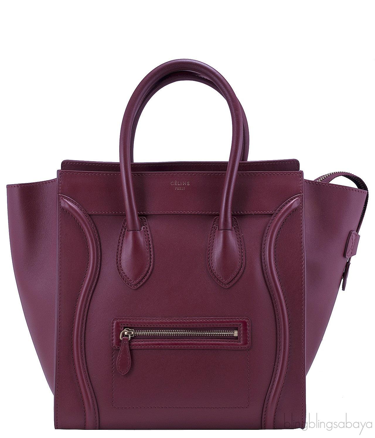 Mini Luggage Rust Maroon