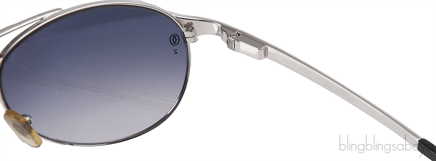 Cartier Edition Santos-Dumont Aviator Sunglasses