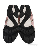 Pink Embellished Fusion Sneakers